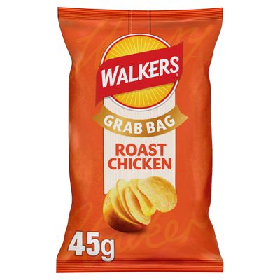 Walkers Roast Chicken Crisps 45g (Case of 32)