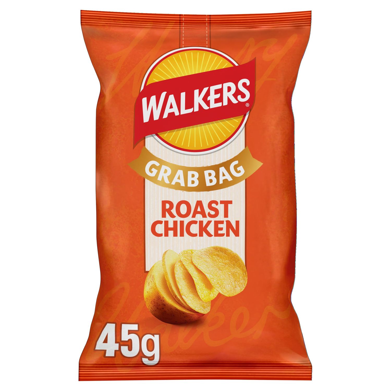 Walkers Roast Chicken Crisps 45g (Case of 32)