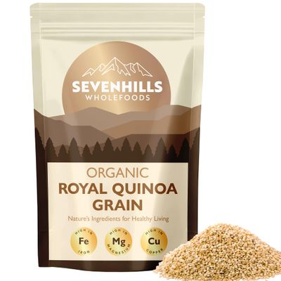 Sevenhills Wholefoods Organic Raw Royal Quinoa Grain 1.8kg