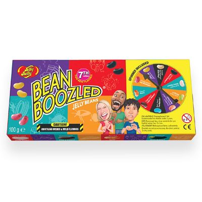 Jelly Belly Bean Boozled (100g) - Candy Fun with Wheel of Fortune - Jelly Beans Gross & Delicious 7th Generation - Extreme Game for Brave - 20 Classic & Crazy Varieties for Party, Hen Party & Game