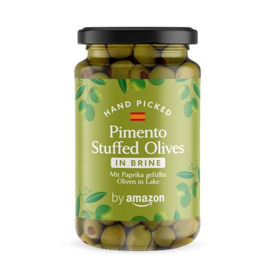 by Amazon Pimento Stuffed Green Olives, 950g