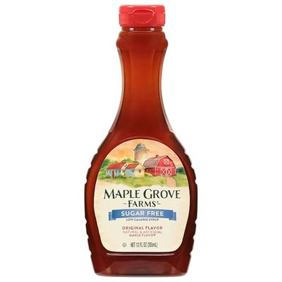 Maple Grove Farm Sugar Free Maple Flavor Syrup 355 ml, Low Carb, Diabetic