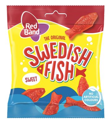Red Band Swedish Fish, 100 g, Pack of 1
