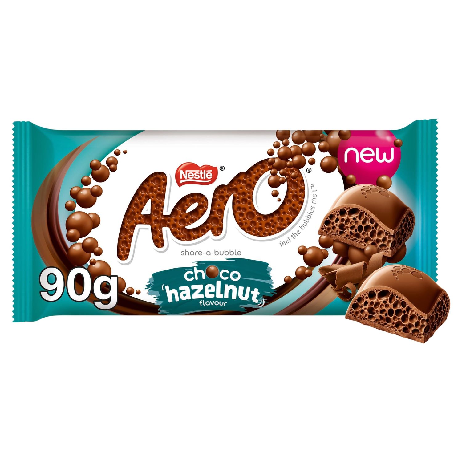 Aero Hazelnut Sharing Block 90g