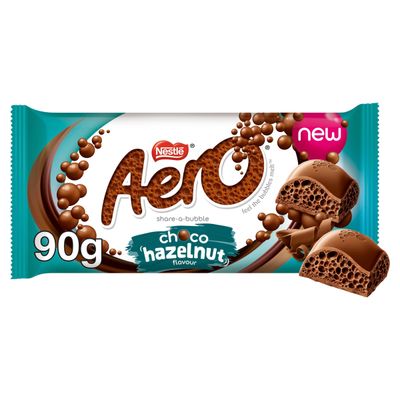 Aero Hazelnut Sharing Block 90g