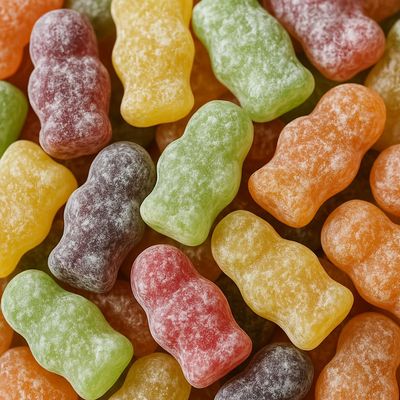 1kg Jelly Babies Sweet - Assorted Dusted Jelly Babies Fruit Flavoured Soft Sweets, Classic British Sweet - Bulk Pick And Mix Sweets