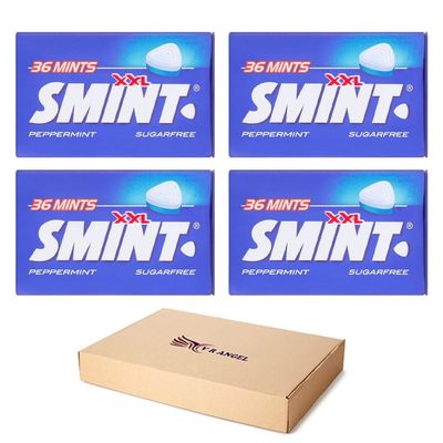 Smint Peppermint XXL 4 Packs Convenient 25g Tins Sold By VR Angel