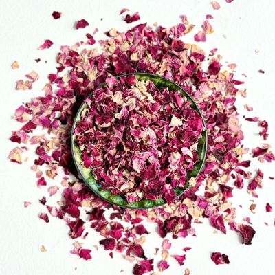 Edible Pink &amp; Red Rose Dried Flower Petal Mix - 25g - Food Grade - Culinary - Cake - Bake - Decoration (110)