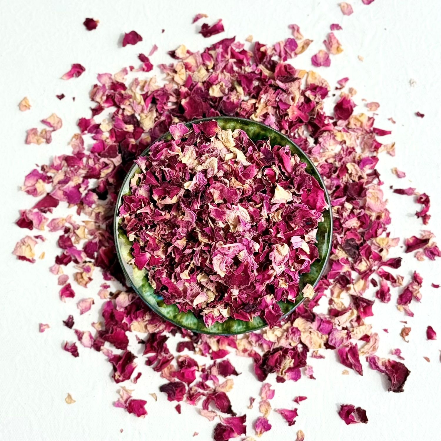 Edible Pink &amp; Red Rose Dried Flower Petal Mix - 25g - Food Grade - Culinary - Cake - Bake - Decoration (110)