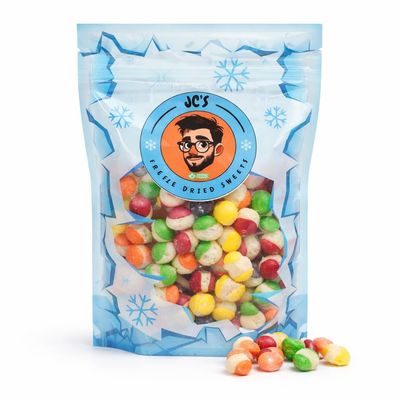 JC s Freeze Dried Sweets - Crunchy Halal Freeze Dried Candy &amp; Fruit Sweet &amp; Sour Dry Sweets Freezy Sweet Bundle White Mix