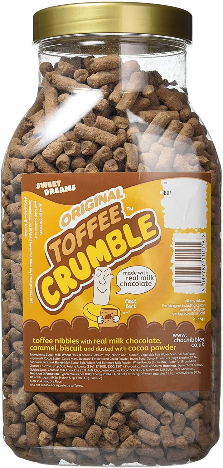 Sweet Dreams Original Toffee Crumble Jar 2.7kg