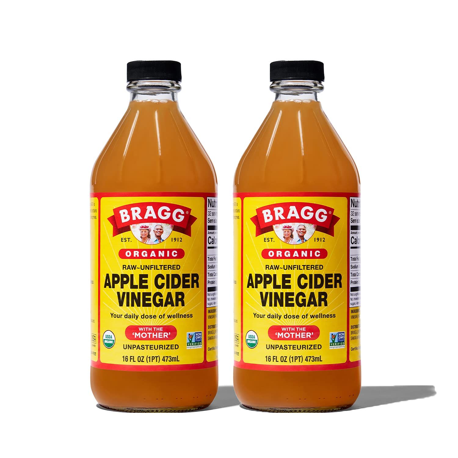 Bragg Apple Cider Vinegar, 16 Oz (2 Btls)