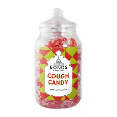 Bonds of London Cough Candy Jar, Vegetarian, Retro Aniseed Flavour Boiled Sweets Gift, 1.7 Kg (Pack of 1)