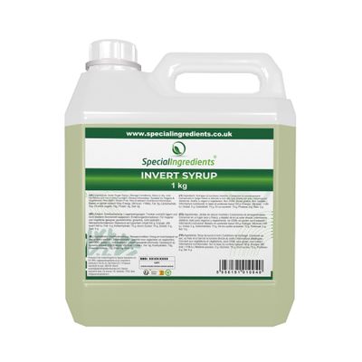 Invert Syrup (Inverted Sugar Syrup) 1kg Premium Quality Non-GMO, Gluten Free - Recyclable Container