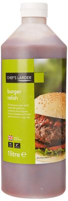 Chef's Larder Burger Relish 1 Litre