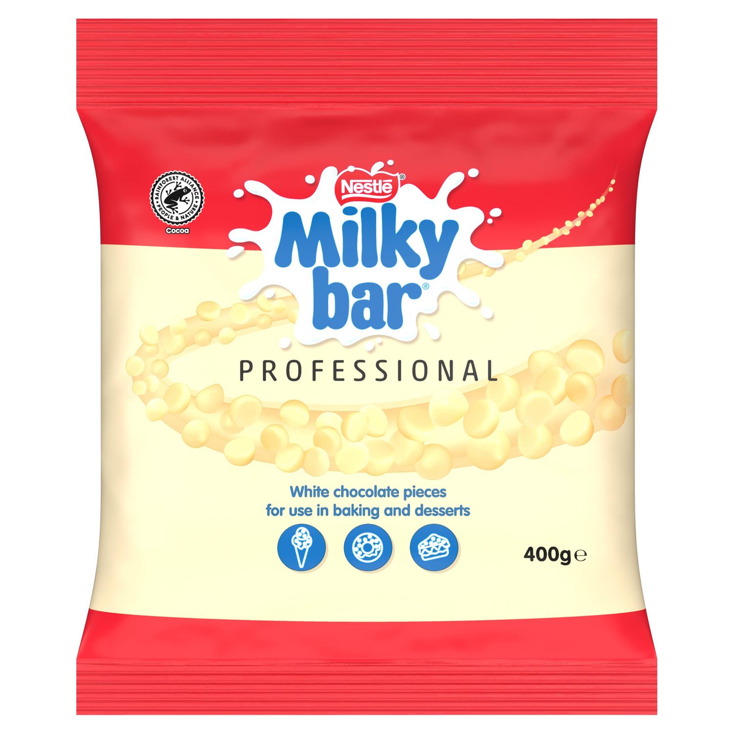Milkybar Mix-In - Chocolate Pieces for Baking - 400g Pack
