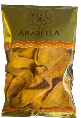 Arabella Dried Mango Slices 400g - Naturally Sweet Soft Dried Fruit Snack - Vegan Friendly