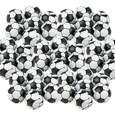 Chocolate Footballs 500g Bag Black and White Football Chocolate Balls Foiled Chocolates Perfect for Birthday Party Treats and Party Bag Fillers Approximately 110 balls