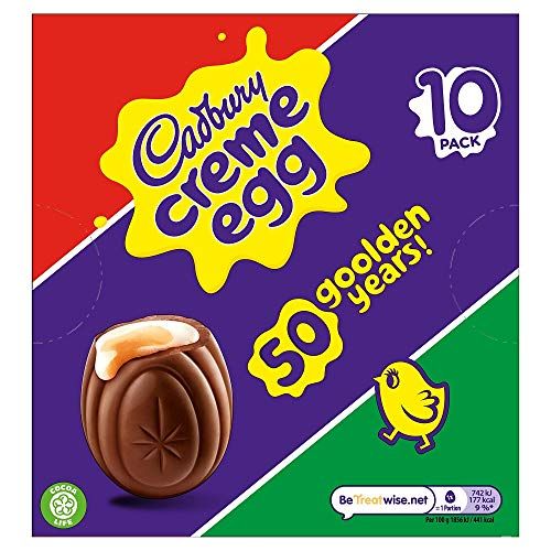 Cadbury Chocolate Creme Eggs (400 Grams, 10 Pack)