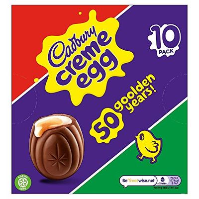 Cadbury Chocolate Creme Eggs (400 Grams, 10 Pack)