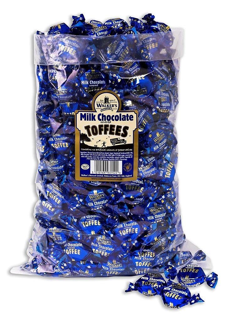 Walkers Milk Chocolate Covered Toffee - 1Kg