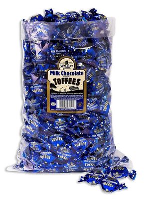 Walkers Milk Chocolate Covered Toffee - 1Kg
