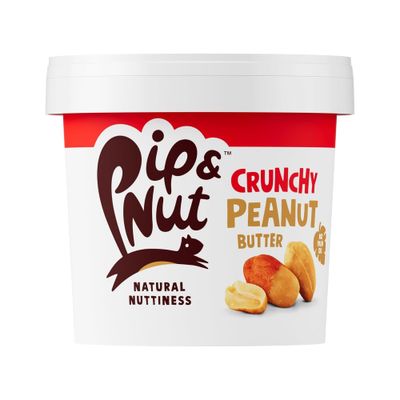 Pip &amp; Nut - Crunchy Peanut Butter (1kg) Natural Nut Butter, No Palm Oil, No Added Sugar, Hi-Oleic Peanuts, High in Unsaturated Fats, Gluten Free, Vegan, Dairy Free