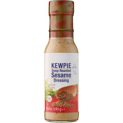 Kewpie Deep Roasted Sesame Dressing 236ml Creamy Japanese-Style Sesame Dressing Umami-Rich, Gluten-Free