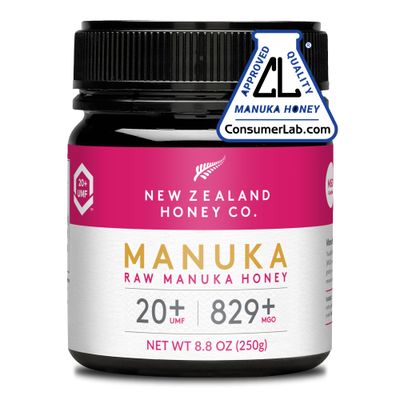 New Zealand Honey Co. Raw Manuka Honey UMF 20+ / MGO 829+ 250g