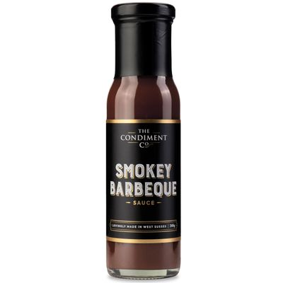 The Condiment Company Smokey Barbecue Sauce 260g, Use As BBQ Rib Sauce &amp; For Burgers, BBQs, Gift Set &amp; Cooking