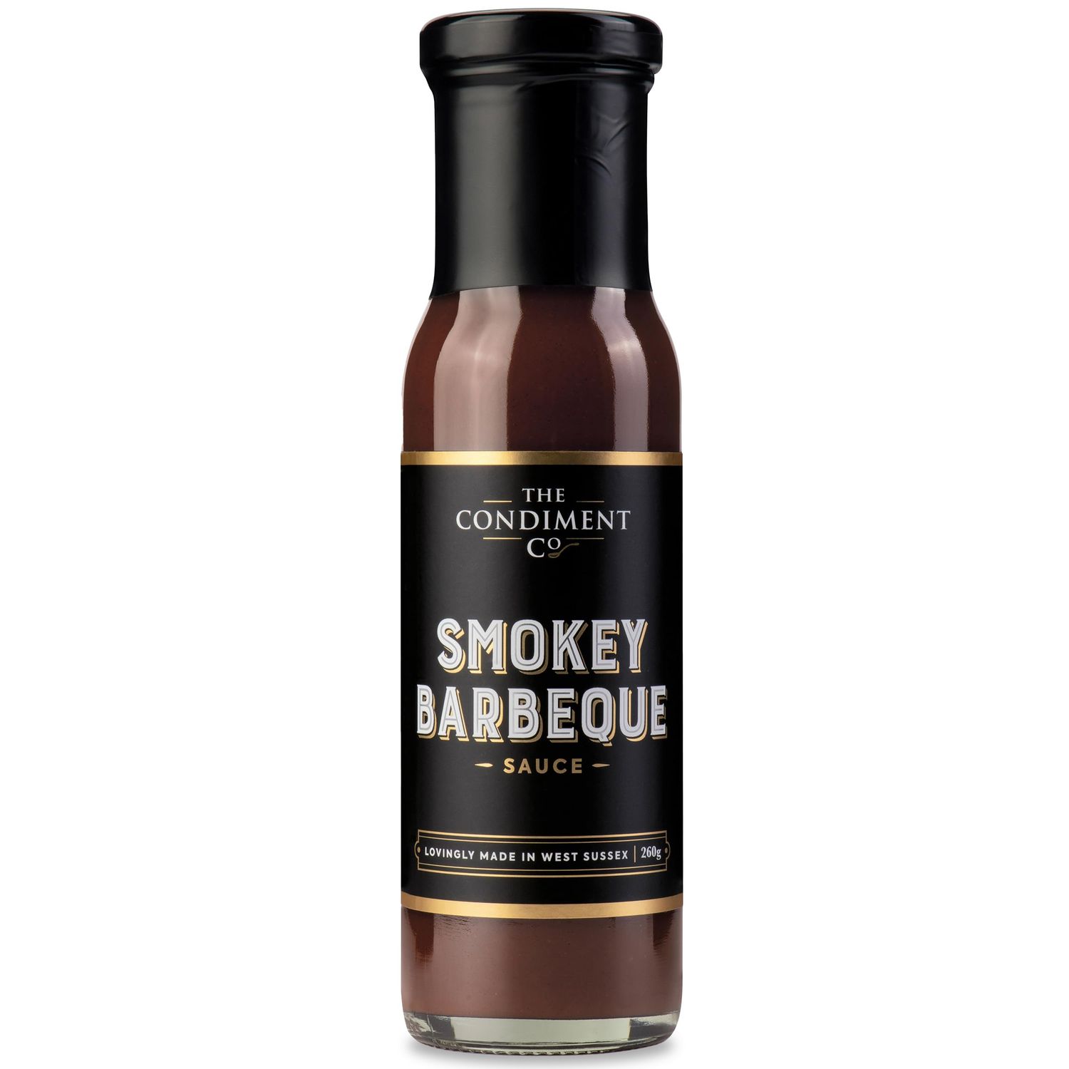 The Condiment Company Smokey Barbecue Sauce 260g, Use As BBQ Rib Sauce &amp; For Burgers, BBQs, Gift Set &amp; Cooking