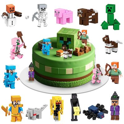 SupaWeiss 16pcs Cake Topper,Birthday Cake Toppers,Action Figures Cake Toppers,Cake Topper Cupcake Toppers for Game fans,Birthday Party Cake Cupcake Decorations