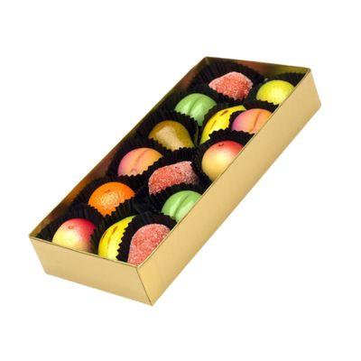 Premium Marzipan Shaped Fruits Gift Box Traditional Hand-Finished Marzipan Shapes Real Almonds Christmas Mother's Day Father s Day Easter Birthday Gift Box (150g)