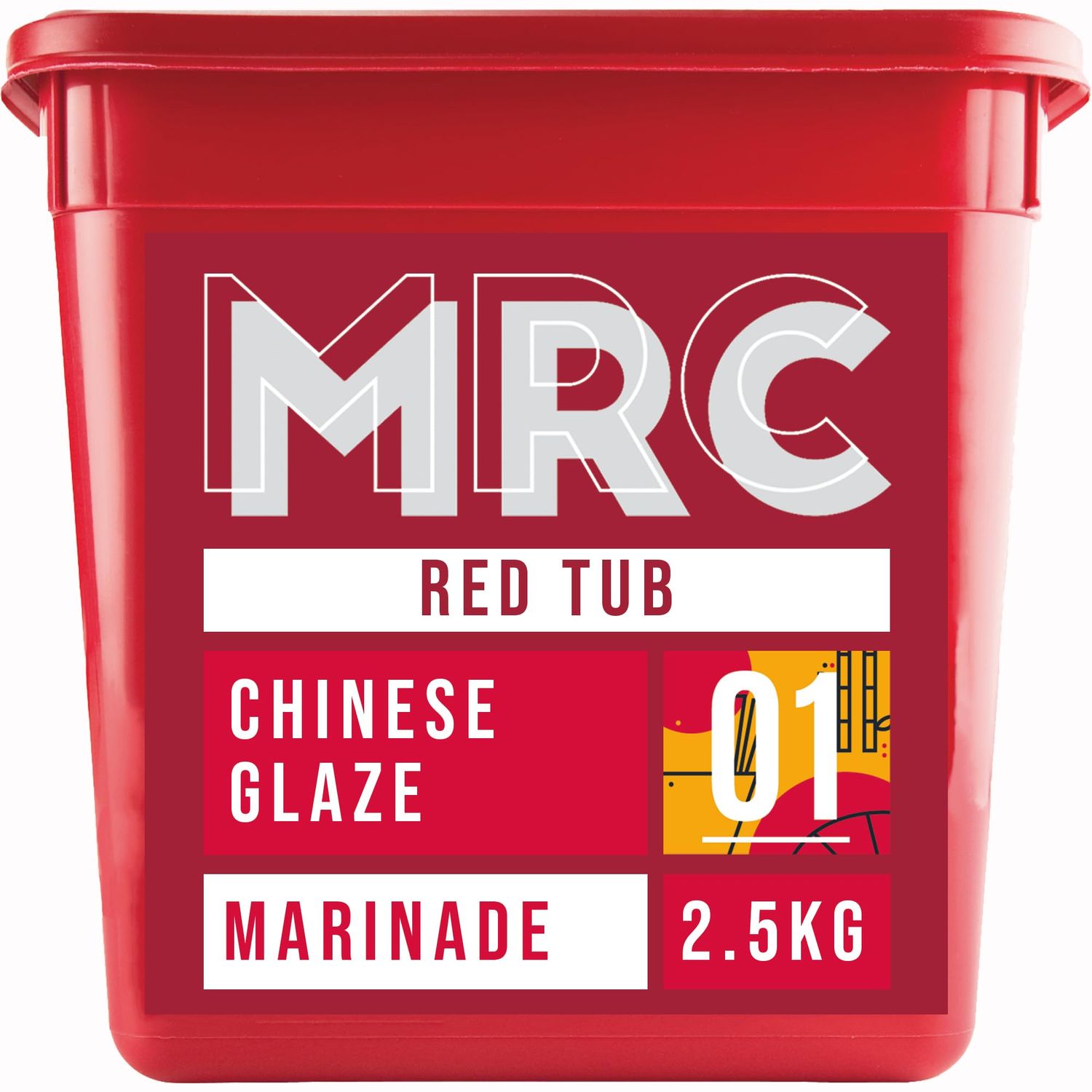MRC Chinese Glaze 2.5kg - Chinese Seasoning for Meat &amp; Vegetables - Ideal Chinese Marinade for BBQs - Star Anise, Ginger &amp; Cinnamon Spices (Packing May Vary)
