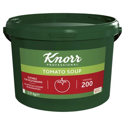 Knorr Professional Tomato Soup Mix, 200 Portions (Makes 34 Litres)