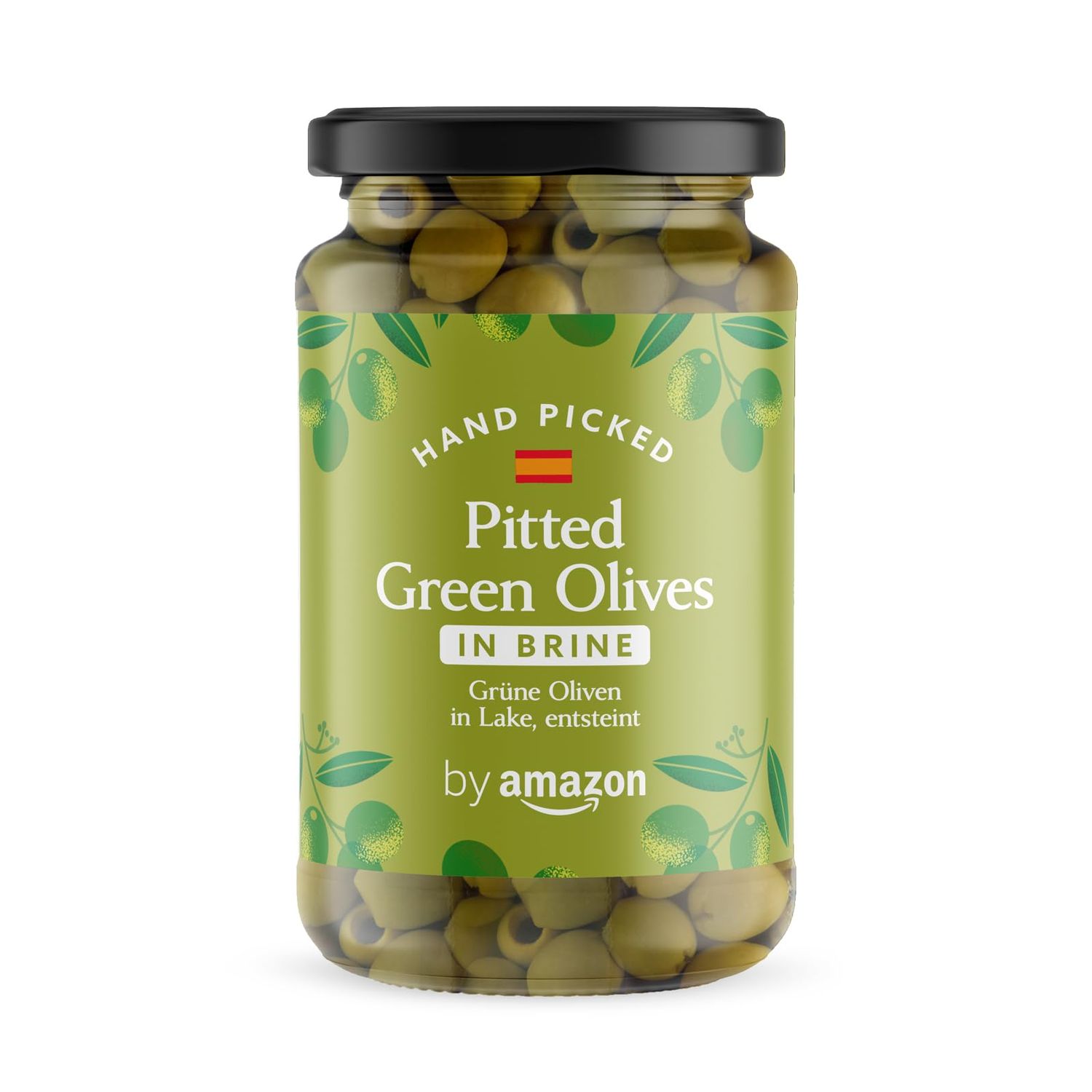 by Amazon Pitted Green Olives, 907g
