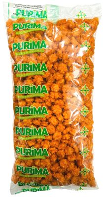 Chilli Rice Crackers 1kg - Hot Crunchy Crispy Sweet & Spicy Flavour - Ready to Eat - Fried Thai Rice Cracker Snack - Large Bulk Bag Chili Snacks - Mini Bite Sized Senbei Bites - Vegan - PURIMA