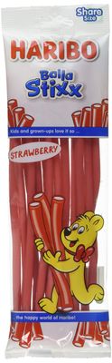 Haribo Balla Stixx Strawberry Sweets, 140g