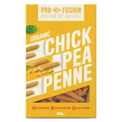 Profusion Organic Chickpea Penne, 250g - Grain-Free, Gluten-Free &amp; High in Protein Pasta