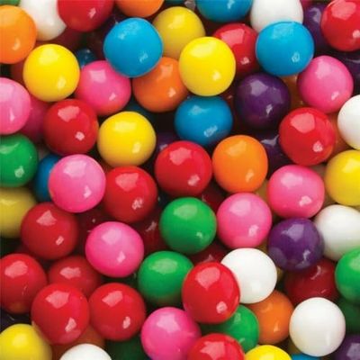 1kg Gumball Machine Refill Pack - Bubble Gum Balls for Coin Operated Sweet Candy Dispenser Toy - Small Bubblegum for Kids Vintage Retro Treat Vending Machine