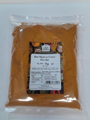 Old India Hot Madras 100% Natural Curry Powder 1 Kg