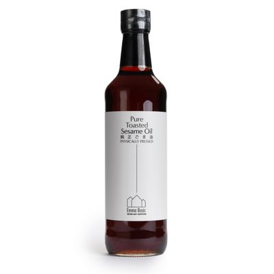 Emma Basic - 100% Pure Toasted Sesame Oil - 500ml - Rich Flavour - Antioxidants