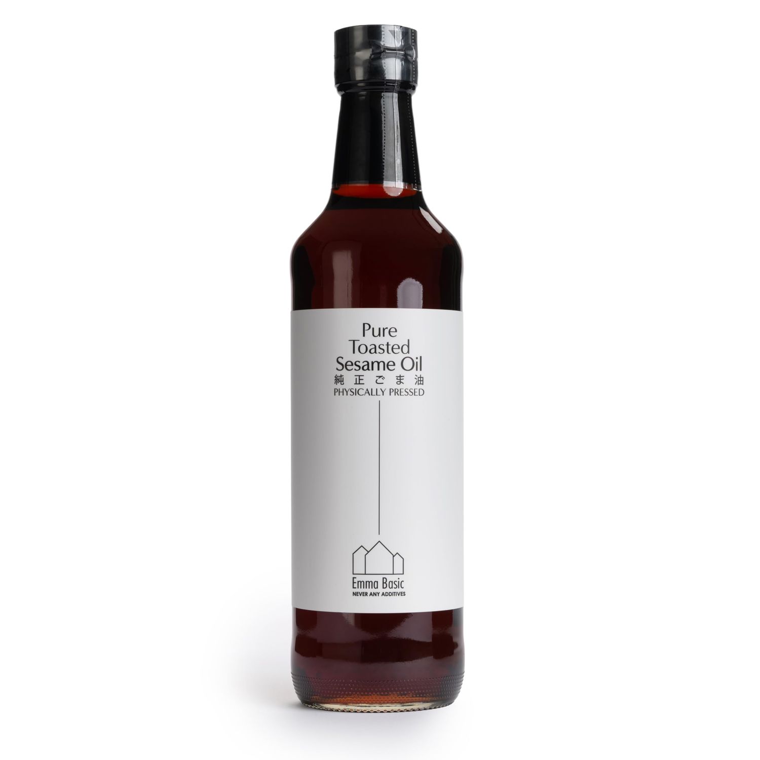 Emma Basic - 100% Pure Toasted Sesame Oil - 500ml - Rich Flavour - Antioxidants