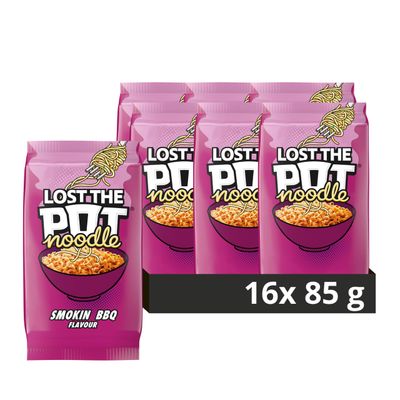 Pot Noodle Smokin BBQ Lost The Pot Noodle low in saturated fat instant noodles 16x 85 g