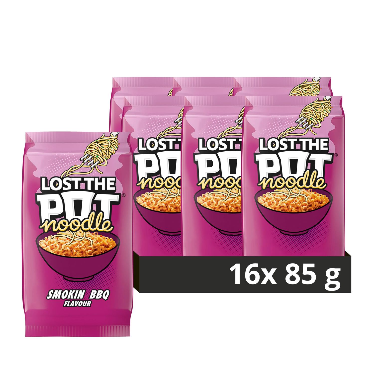 Pot Noodle Smokin BBQ Lost The Pot Noodle low in saturated fat instant noodles 16x 85 g