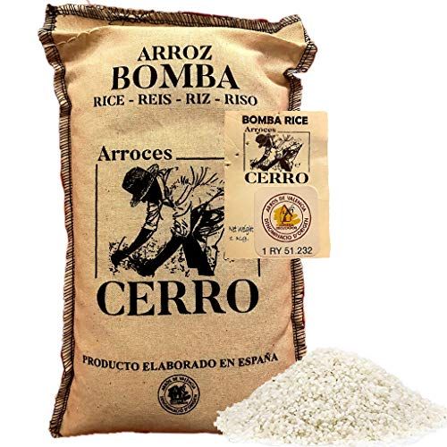 1 Kg. Bomba Paella Rice D. O. Valencia - Arroz Bomba, the White Rice from Spain