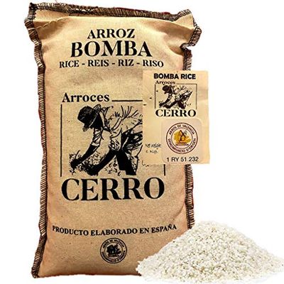1 Kg. Bomba Paella Rice D. O. Valencia - Arroz Bomba, the White Rice from Spain