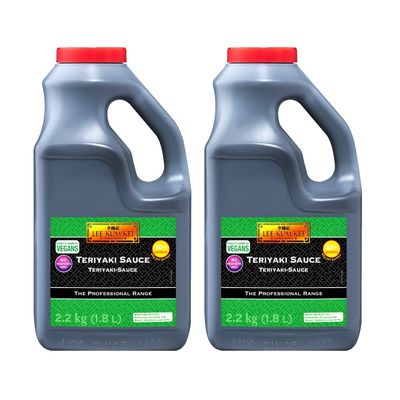 Lee Kum Kee Teriyaki Sauce, Professional Range Bulk Size, Vegan, No Added Preservatives, 2.2 kg (Pack of 2)