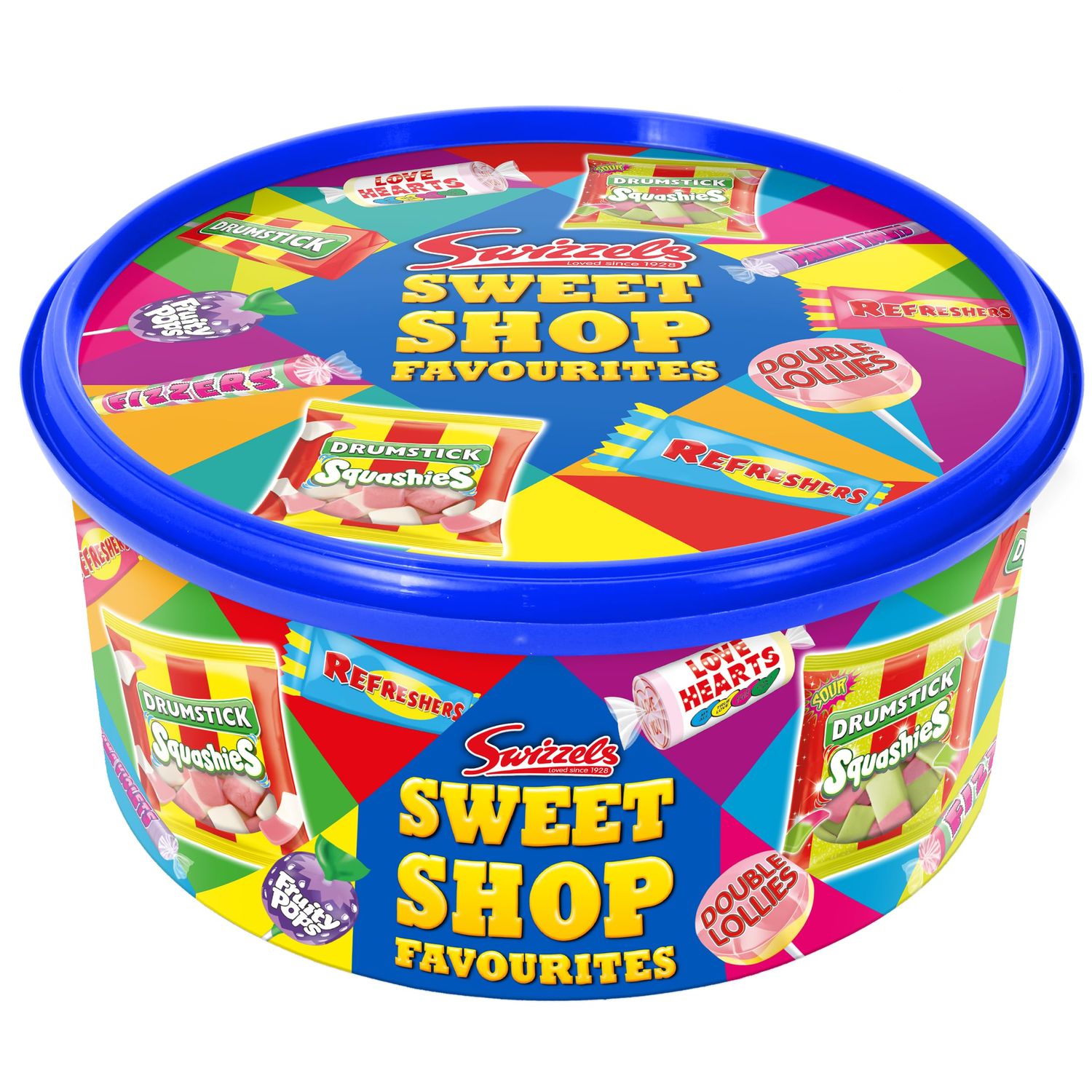 Swizzels Sweet Shop Favourites, Classic Sweet Mix, 650g Tub of Assorted Retro Sweets