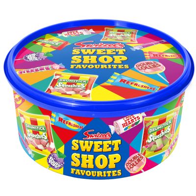 Swizzels Sweet Shop Favourites, Classic Sweet Mix, 650g Tub of Assorted Retro Sweets